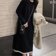 限尺码：Tonlion 唐狮 62542FC0103419901 女士针织连衣裙