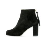 10日黑卡会员！STUART WEITZMAN 斯图尔特·韦茨曼 MARTINE系列 女士圆头麂皮拉链短靴踝靴
