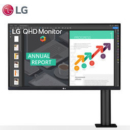 LG 乐金 27QN880-B 27英寸 IPS显示器（2K、75Hz、HDR10、60W Type-C供电）