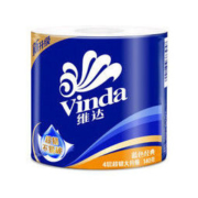 维达（Vinda） 卷纸 蓝色经典四层140g*27卷卫生纸（整箱销售）（新老包装交替发货）