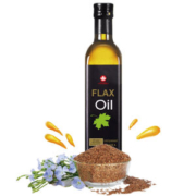 加拿大进口  Maple Flaxseed 天然冷榨纯亚麻籽油 500ml