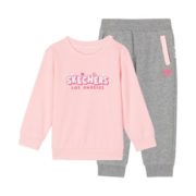 10日0点！SKECHERS 斯凯奇 L320K002 儿童休闲两件套