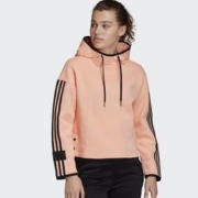 21日0点： adidas 阿迪达斯 HOODED SWEAT FR5977 女士连帽套头衫
