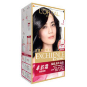 欧莱雅(LOREAL)卓韵霜护发染发霜＃1(自然黑色)( 不伤发染发膏 染发剂 遮白盖白 男女通用) *3件
