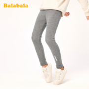 Balabala 巴拉巴拉 女童加绒加厚长裤