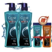 CLEAR 清扬 男士古龙香氛沐浴露 深海探险（600g*2+100g*2）