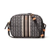 10日0点黑卡会员！ TORY BURCH 汤丽柏琦 女士Gemini Link帆布涂层斜挎包