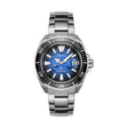 SEIKO 精工 Prospex系列 SRPE33K1 男士机械手表 43.8mm 蓝盘 银色不锈钢带 圆形
