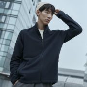 轻盈温暖！NINETYGO 90分 男子防泼水摇粒绒夹克 59元