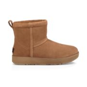 21日0点、黑卡会员！ UGG Classic Mini Waterproof系列 女士时尚绒面防水雪地靴 未含税