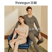 百亿补贴： THREEGUN 三枪 23238D9 男女款保暖内衣套装