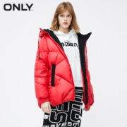 聚划算百亿补贴：ONLY 119423508 运动休闲白鸭绒羽绒服