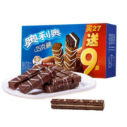 PLUS会员：奥利奥   摩卡咖啡味威化巧克力饼干 27条+9条460.8g*5件