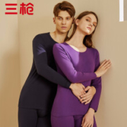 18点：THREEGUN 三枪 swan系列 1826Z111D0 情侣保暖内衣套装