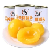李唐 砀山糖水黄桃罐头 425g*6罐