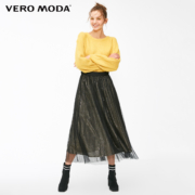 绫致  Vero Moda  女士 后背镂空针织衫