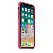 Apple 苹果 iphonex 原装皮革手机壳 暖粉色