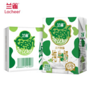 兰雀 唯鲜高钙脱脂纯牛奶 200ml*24盒 *4件
