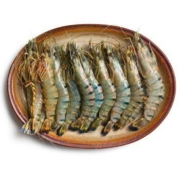 御品集美鲜 北海活冻黑虎虾 500g/盒12-17条