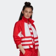 10日0点！ adidas 阿迪达斯 三叶草 LRG LOGO TT FM2585 女款运动外套