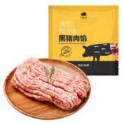 京东跑山猪 黑猪肉馅 400g *6件