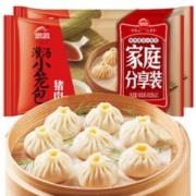 思念 开封灌汤风味猪肉小笼包 900g 36只 *9件