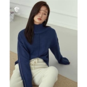 范思蓝恩 Z204597 女士半高领针织毛衣
