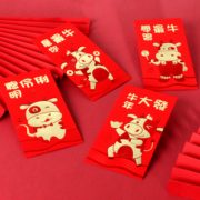 阅忆韵 个性创意新年利是封 短款混装12个