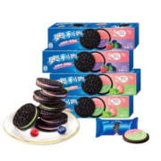 22点：奥利奥（Oreo）夹心饼干 缤纷 双口味组合装  97gX4连包