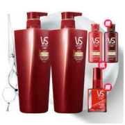 VS 沙宣 修护水养套装 （洗发露500ml 润发乳500ml） *2件