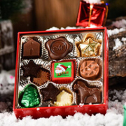 日本进口，顶级伴手礼：Morozoff 圣诞限量款巧克力礼盒 9颗