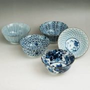 Saikaitoki 西海陶器 波佐见烧 靛蓝饭碗625ml*5个  直邮含税到手￥176.59
