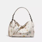 Coach蔻驰Shay Wildflower 女款白色印花手提包