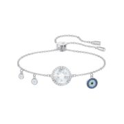 10日0点！黑卡会员！SWAROVSKI 施华洛世奇 LUCY ROUND 手链  镀白金色 5389033