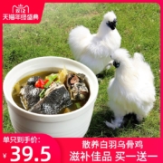 行走的补品，1000gx2只 大用好味道 农家散养白凤乌骨鸡