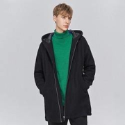 15日10点：Trendiano 欧时力 3GC3349 男士连帽羊毛呢子大衣