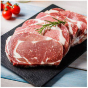 京东PLUS会员： LIZEA 利泽 进口原切眼肉牛排 1kg