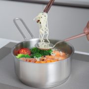 双立人旗下！BALLARINI 巴拉利尼 304不锈钢奶锅 16cm