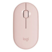 Logitech 罗技 Pebble 无线蓝牙双模鼠标 玫瑰粉