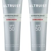 不泛白搓泥！Altruist 高长波紫外线防护高倍防晒霜 SPF50 100ml*2支 到手70.14元