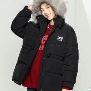 10日0点！ Lee L433157KH 女士连帽羽绒服