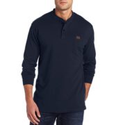 M码！prime会员！Wrangler Riggs Workwear 男士纯棉长袖亨利衫  直邮含税到手约￥154.29