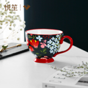 佳佰·悦笙 美式 陶瓷马克杯400ml