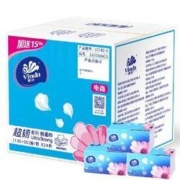 维达(Vinda)  超韧抽纸 3层150抽24包M码 整箱 * 4件