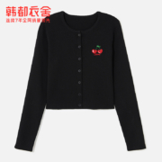 韩都衣舍 IG9349A. 女士针织开衫