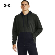 10日0点、双12预告：安德玛 男子抓绒运动拉链连帽外套 Under Armour 1360718