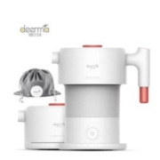 Deerma 德尔玛 DH202 600ml 折叠电水壶 白色