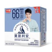 刘昊然代言 光明莫斯利安 原味低脂减糖酸牛奶 200g*12盒