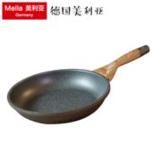 4.9分好评！德国 Melia 美利亚 麦饭石不粘炒锅 24cm