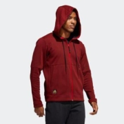 15日0点：adidas 阿迪达斯 CNY CU HOODIE 男装篮球运动连帽夹克外套FQ0433